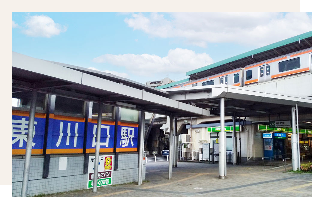 東川口駅から徒歩圏内